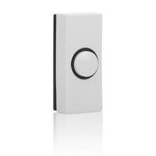White Door Bell Push Button