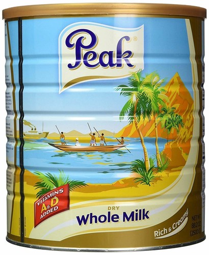 Peak milk powder kg tin - powder,