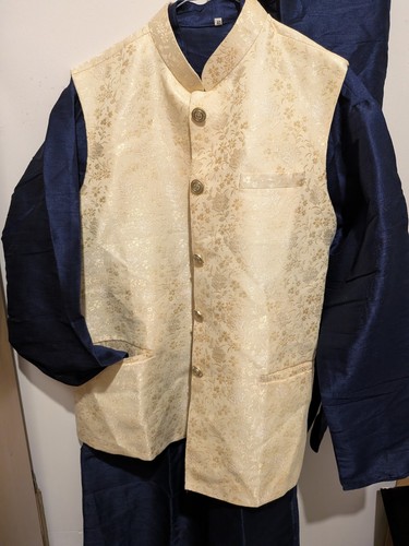 Men wedding outfit navy - outfit,