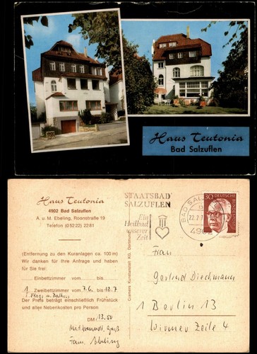 Postcard bad salzuflen - postcard,