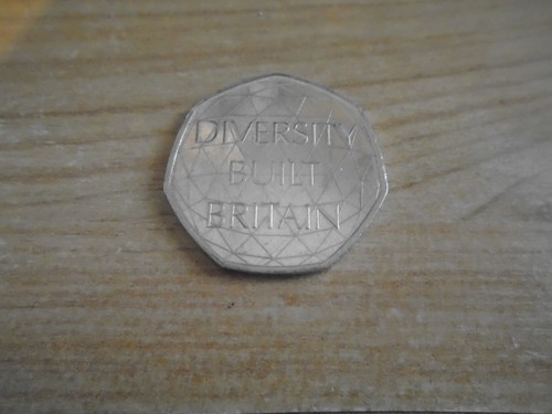 Diversity built britain 50p - diversity,