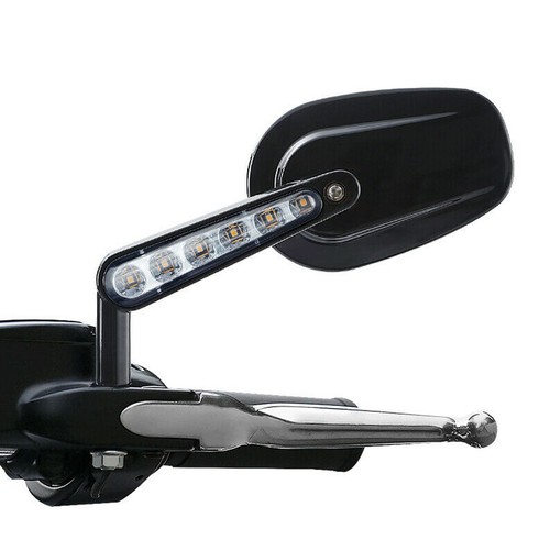 Black rear mirrors - rear,