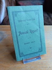 1934-35 MELBOURNE CRICKET CLUB YEARBOOK Annual Report Australia VGC