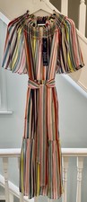 Wyse London Sally Stripe Dress - New With Tags - Size 3 (UK 12)