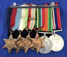 Medal Group WW2 Navy Mounted