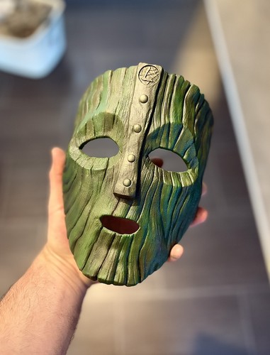 Loki mask printed - loki's, 3d