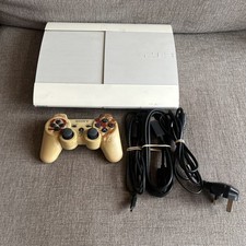 Sony Super Slim PS3 White - Tested and Working With God Of War Controller 