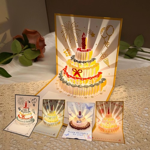 Pop birthday card - birthday, with