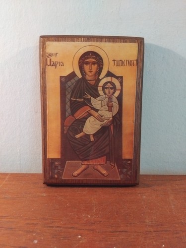 Vintage religious icon - icon, paper