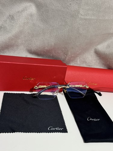 Cartier men rimless clear - cartier, men's