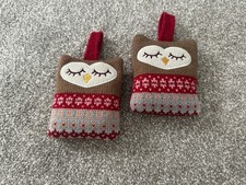 2 reusable scent owl hangers for wardrobe, drawers etc