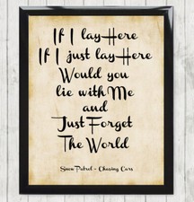 Snow Patrol Chasing Cars Song