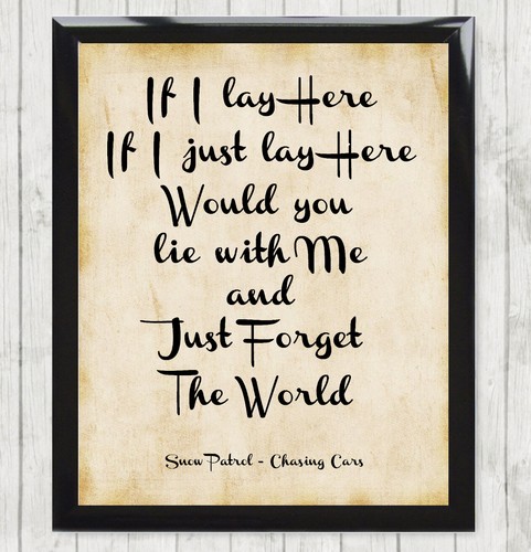 Snow patrol chasing - patrol, song