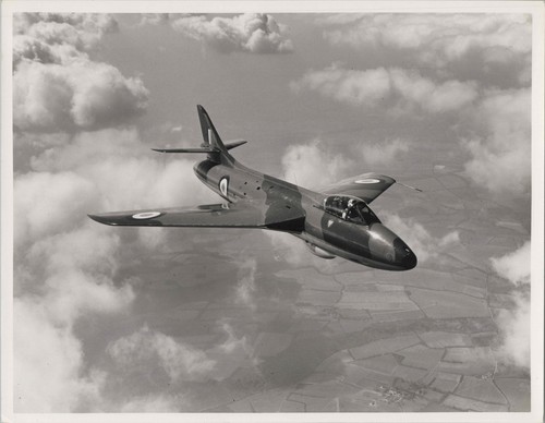 Hawker hunter large vintage - hawker,