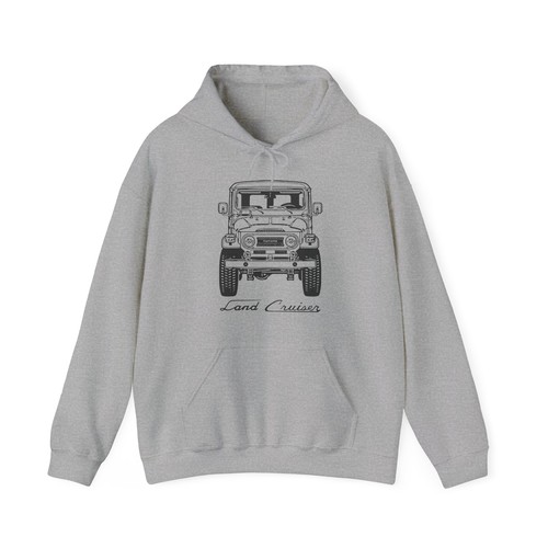 Toyota fj40 hooded - toyota, sweatshirt