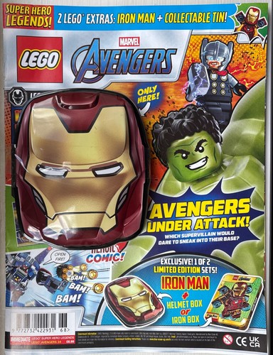 Lego iron man - lego, tin