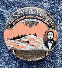 Vintage French bonbon tin for