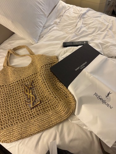 Luxury woven straw tote - luxury, beach