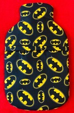 BATMAN HOT WATER BOTTLE COVER FREE UK POSTAGE