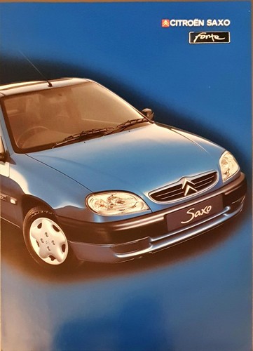 Citroen saxo forte brochure - saxo,