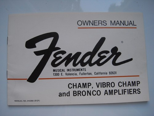 Fender champ vibro - fender, champ,vibro