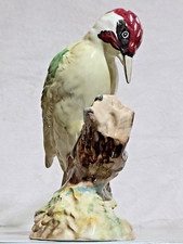 Beswick Large Green Woodpecker Vintage Porcelain Gloss Model No. 1218 Vgc