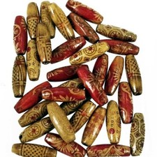 Wooden beads ,mixed patterns