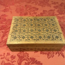 Vintage Wooden Jewellery Box