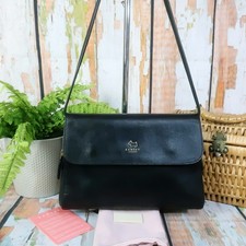 RADLEY Crossbody Clutch Bag Small MILLBANK Flap Over Black Leather & Dust Bag VC