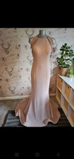New Pia Michi Dress Briedsmaid Prom Evening Blush Size 14