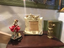 Used Resin Cherub Ornament