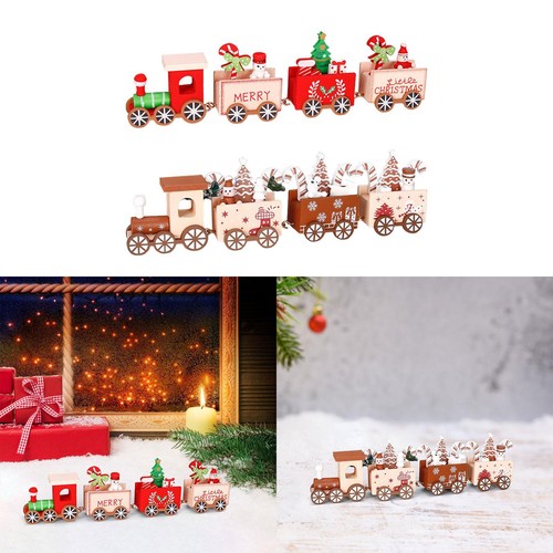 Christmas wooden train - christmas,