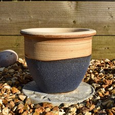 Plant Pot Ceramic 21cm Blue
