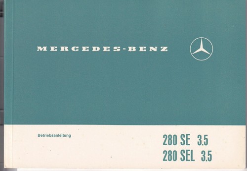 Mercedes 280 sel - se, 3.5