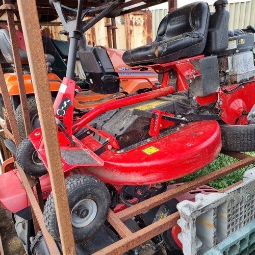 Snapper ride mower garden - on,