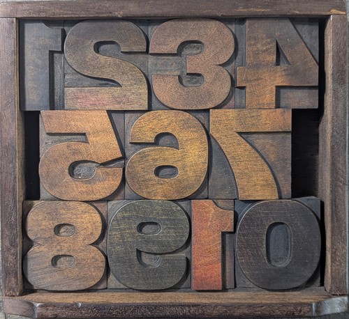 Antique vintage letterpress - antique,