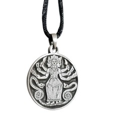 Hekate Pendant Pewter Cord