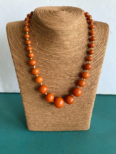 Vintage amber bakelite - amber,