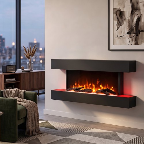 Modern led fireplace - 52",