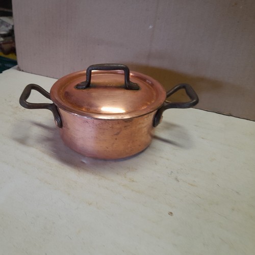 Copper pan lid - french, vintage