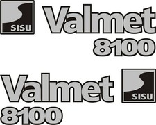 Valmet 8100 Tractor Decal Set