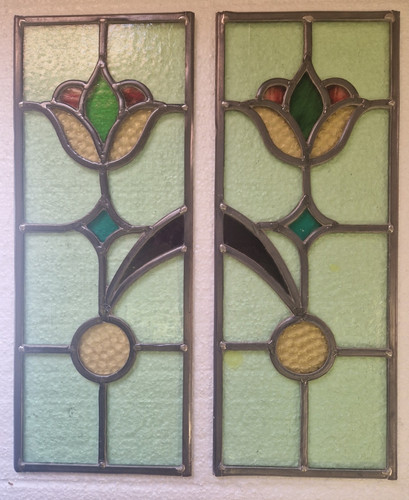 Stained glass panel - glass,