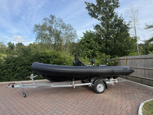 Rib boat and trailer - rib,