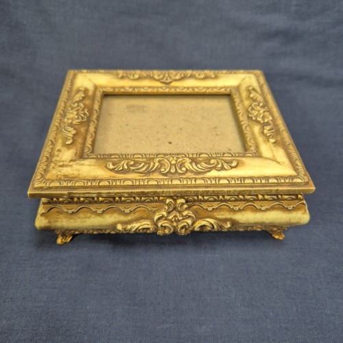 Vintage ornate jewellery box - vintage,