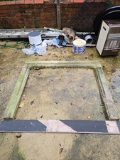 Limestone / concrete Fireplace