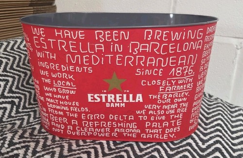 Estrella damm red larger beer - larger,