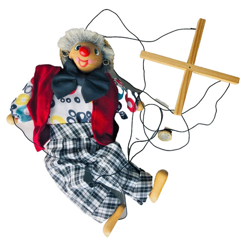 Wooden puppet string - wooden, a