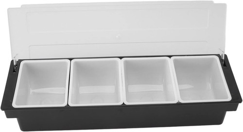Ice cooled condiment caddy - cooled,