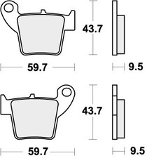 SBS Brake Pads Rear For