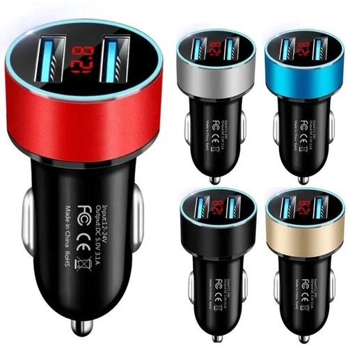 Dual usb fast car charger - usb,
